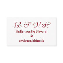 RSVP Card