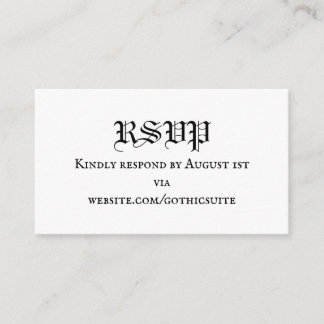 RSVP Card