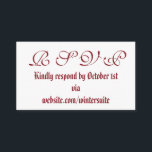 RSVP Card<br><div class="desc">Keep your wedding website url off your invite with this RSVP card!</div>