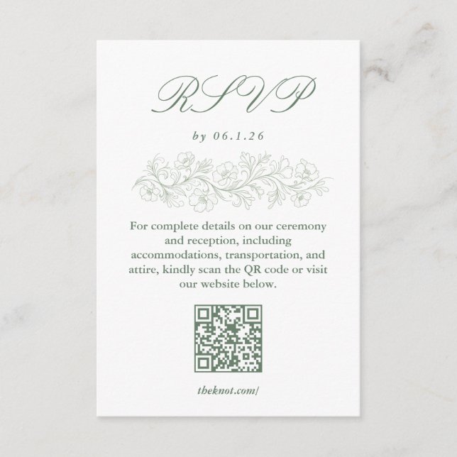 RSVP Card  (Front)