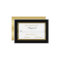 RSVP Card | Black and White | Gold