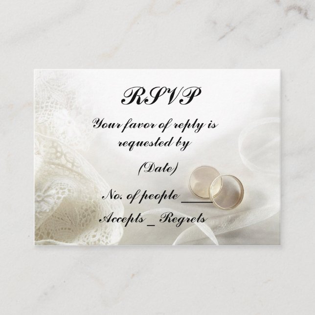 RSVP Card Template (Front)