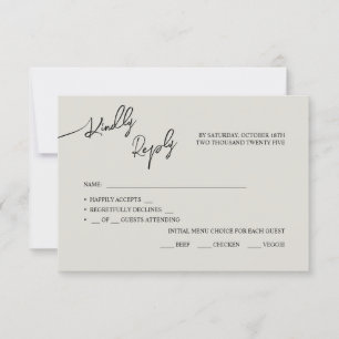 RSVP Cards Boho-chic wedding, pastel colors.