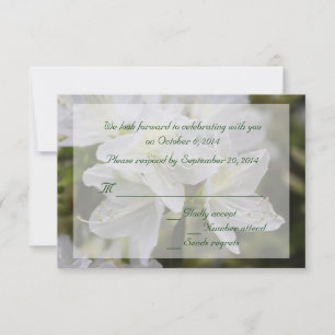 RSVP cards for spring, summer weddings.