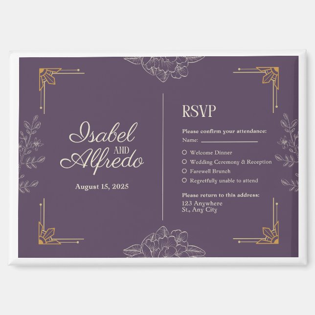 rsvp cards magnet (Front)