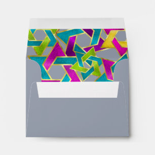 RSVP Colorful Star de David Enveloppe
