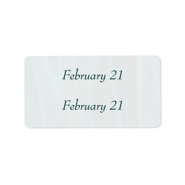 RSVP Date Stickers 2 (Front)