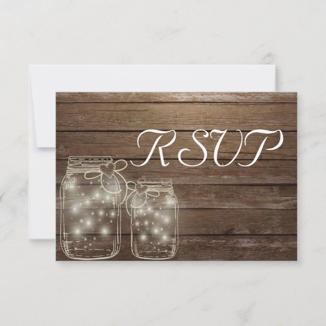 RSVP Elegant Rustique Mason Jar Lumières assorties (Devant)