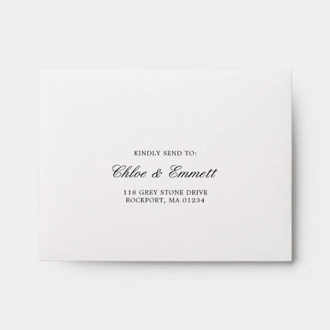 RSVP - Enveloppe d'adresse (Devant)
