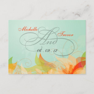 RSVP - Fancy Floral Wedding Response Cards