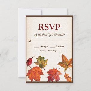 RSVP Feuilles d'automne Automne
