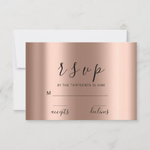 RSVP Fleur de Rose Noir et Blanc Minimalisme