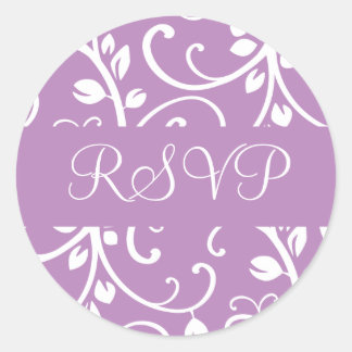 RSVP Floral Vine Envelope Sticker Seal