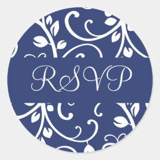 RSVP Floral Vine Envelope Sticker Seal