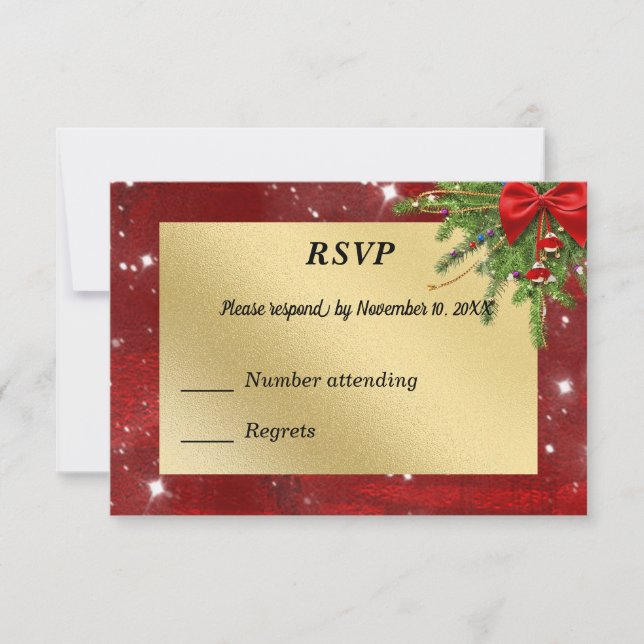 RSVP Gold et Red Christmas (Devant)