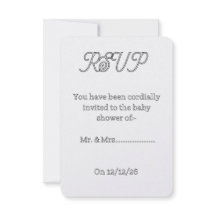 RSVP Invitation baby shower
