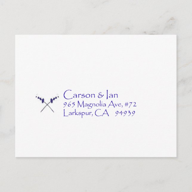 RSVP INVITATION POSTCARD (Front)