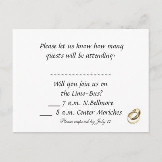 rsvp invitation postcard