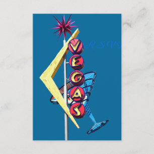 RSVP Las Vegas au néon vintage