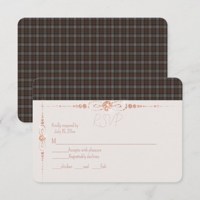 RSVP Lochaber Original Scottish Tartan  (Front/Back)