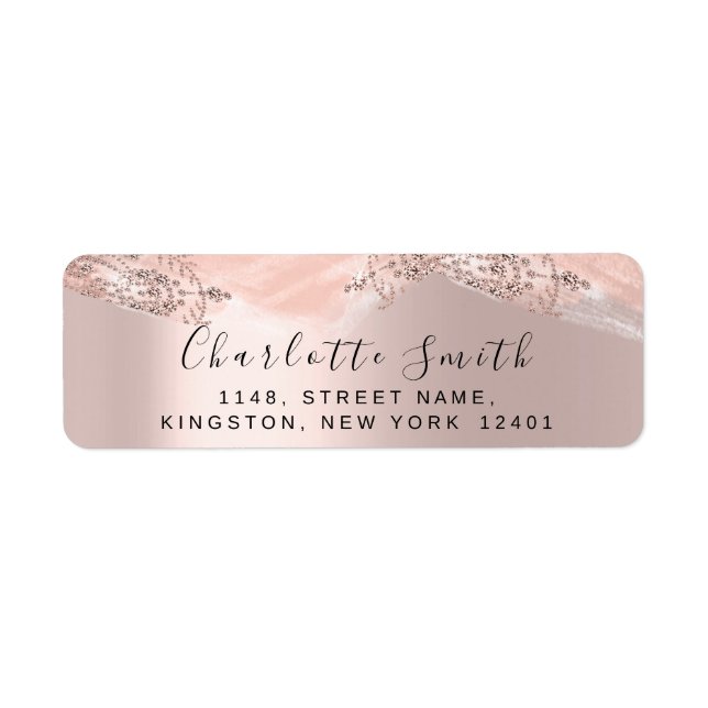 RSVP Mariage mariée Quinceanera Rose Sweet16e (Devant)