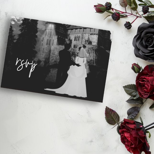 RSVP Mariage Octobre Manoir Halloween (Créateur téléchargé)