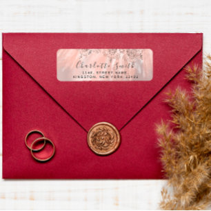RSVP Mariage Rose nuptiale Gold Sweet16e 15e
