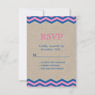 RSVP marine et rose