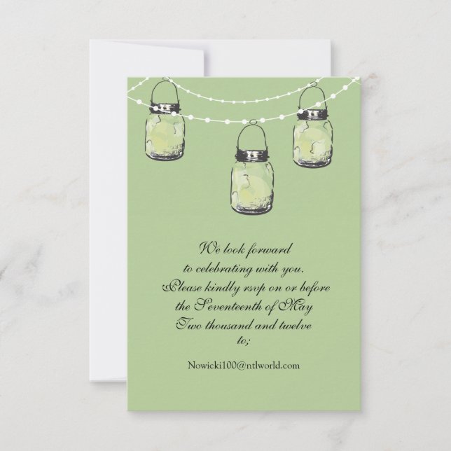 RSVP Mason Jar Mariage (Devant)