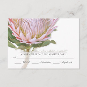 RSVP Modern Floral Elegant Simple Protea Flower