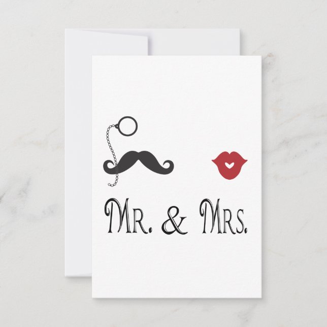 RSVP Mr. & Mrs. Cards (Front)