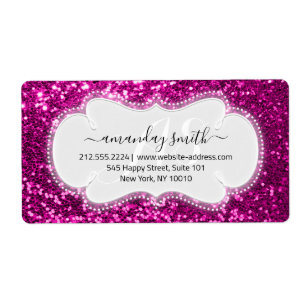 RSVP Parties scintillant royale rose de monographi