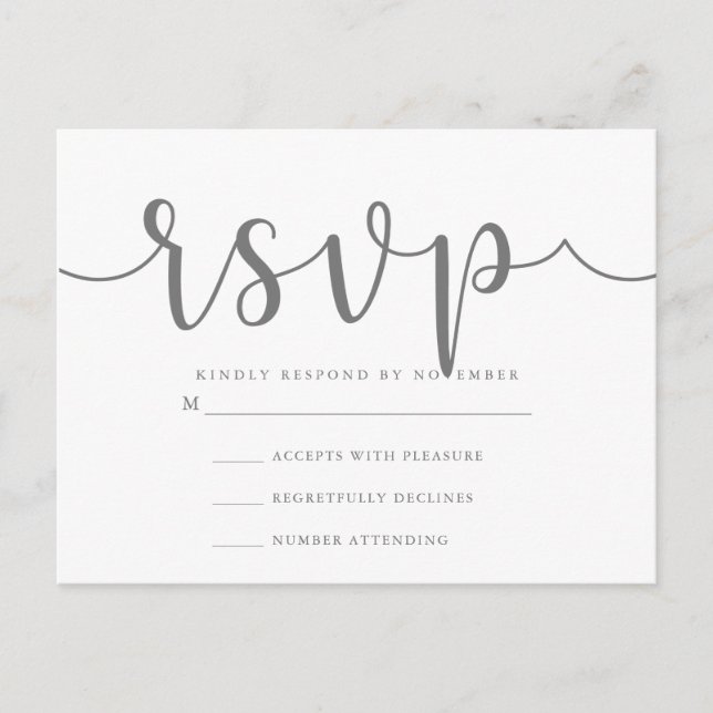 RSVP Post Card (Front)