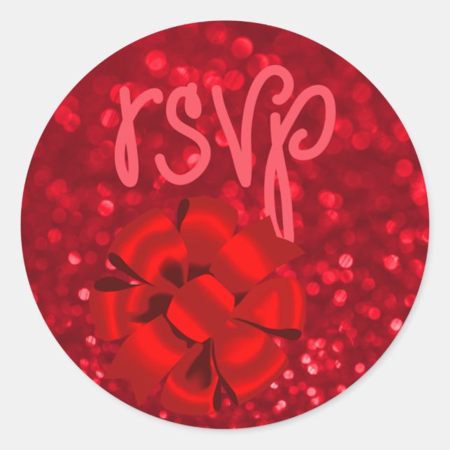 RSVP Red Sticker (Front)
