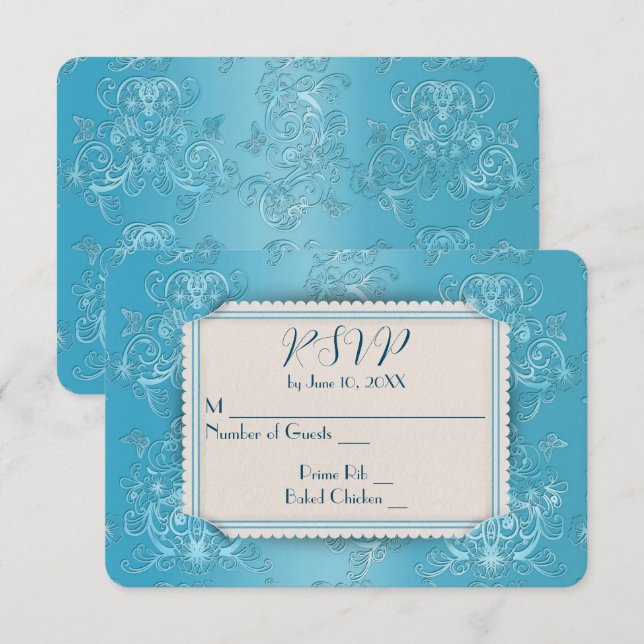 RSVP Renouvellement de Vœux de Mariage (Devant / Derrière)
