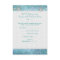 RSVP Reply Masquerade Quinceanera Blue Tiara Shoe