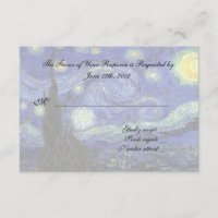 RSVP response card