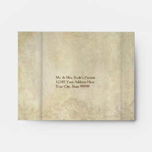 RSVP Response Preprinted Matching Envelopes Wine