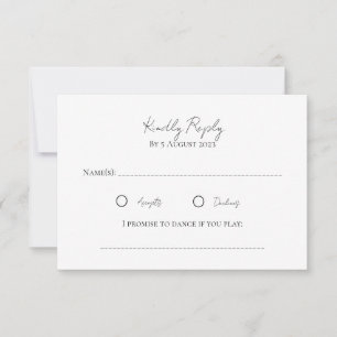 RSVP Return Card