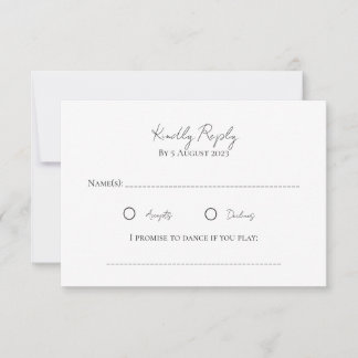RSVP Return Card