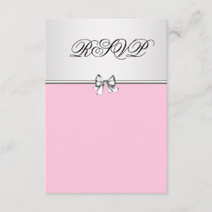 RSVP rose et gris
