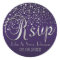 RSVP | Silver Dots and Purple | Personalize