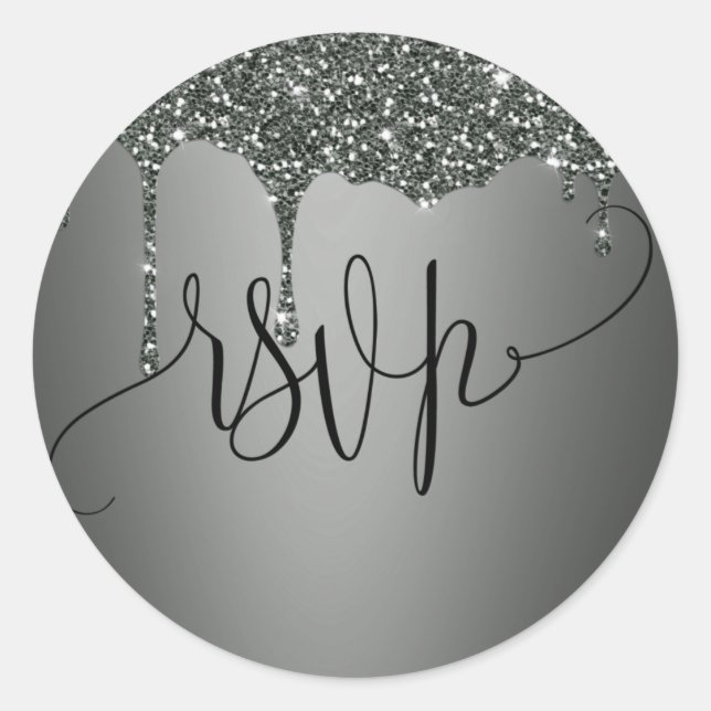 RSVP Silver Sticker (Front)