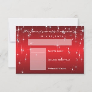 RSVP Star Lights in Metallic Red - RSVP