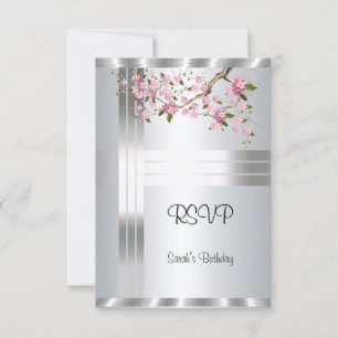 RSVP sweet 16 Birthday Invitation