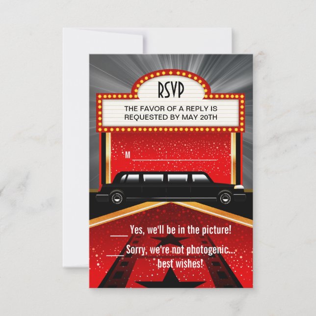 RSVP Tapis Rouge Hollywood (Devant)