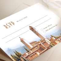 RSVP to the Romance of San Gimignano Italy