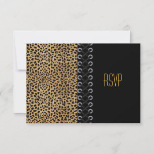 RSVP Toutes Occasions Noir Animal Look Œillets