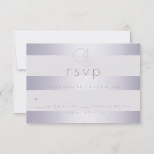 RSVP Violet Argent Stripes Monogramme2