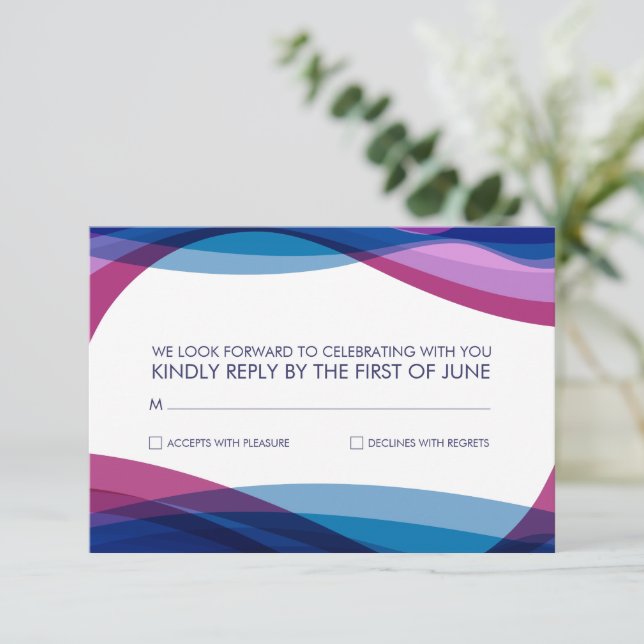 RSVP | Waves Invitation (Standing Front)